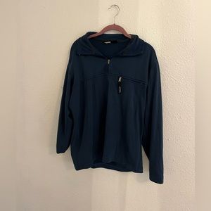 patagonia dark blue quarter zip!